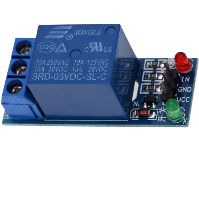 RELAE-000101 – RELAY MODULE 1 CHANNEL 10A 1P2T 250VAC IP 5VDC WITH DRIVER