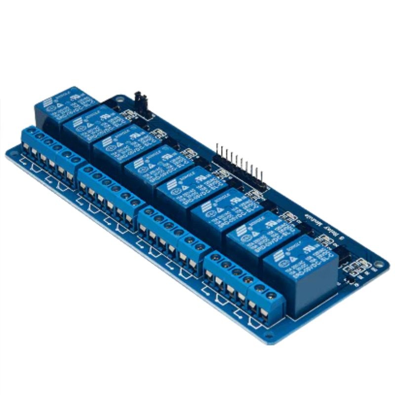 RELAE-810810 – RELAY MODULE 8 CHANNEL IP 5VDC 10A WITH DRIVER