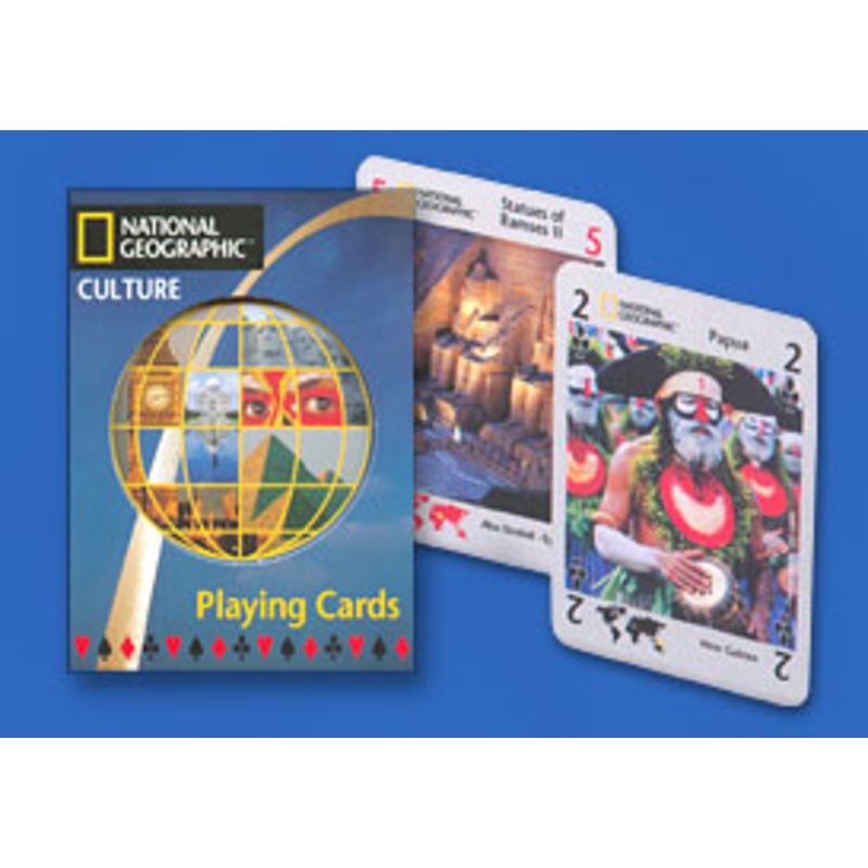 106669324  ZIB-02-NGPC01 – NATIONAL GEOGRAPHIC PLAYING CARD (CULTURE)