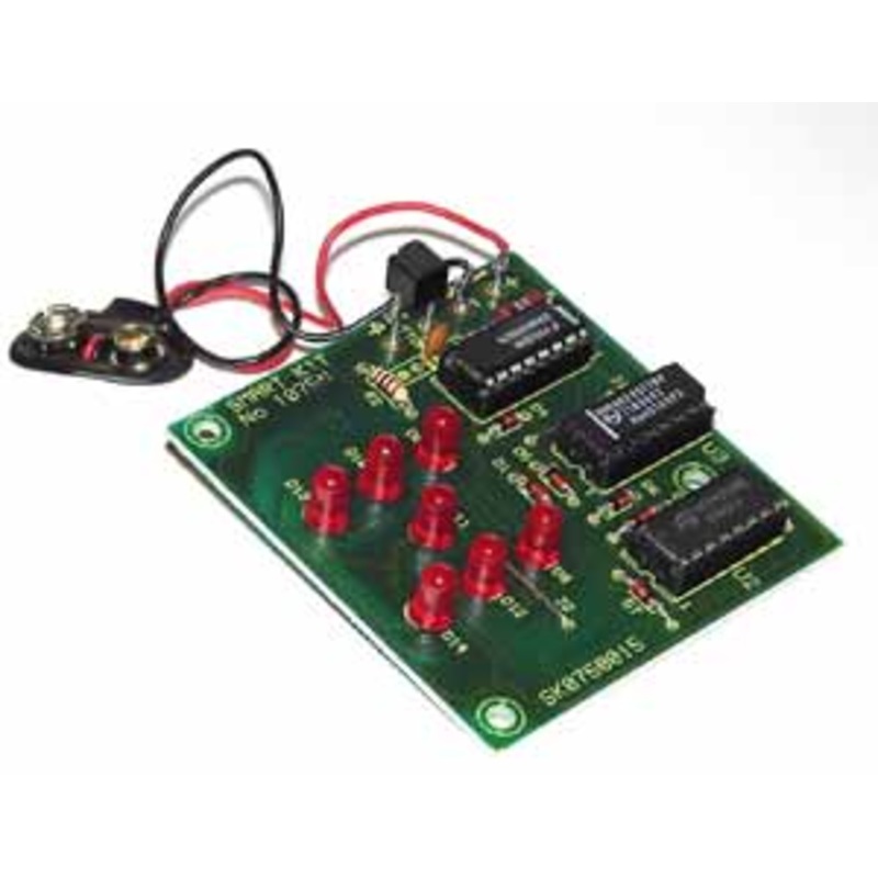 1075 – ELECTRONIC DICE WITH LEDS