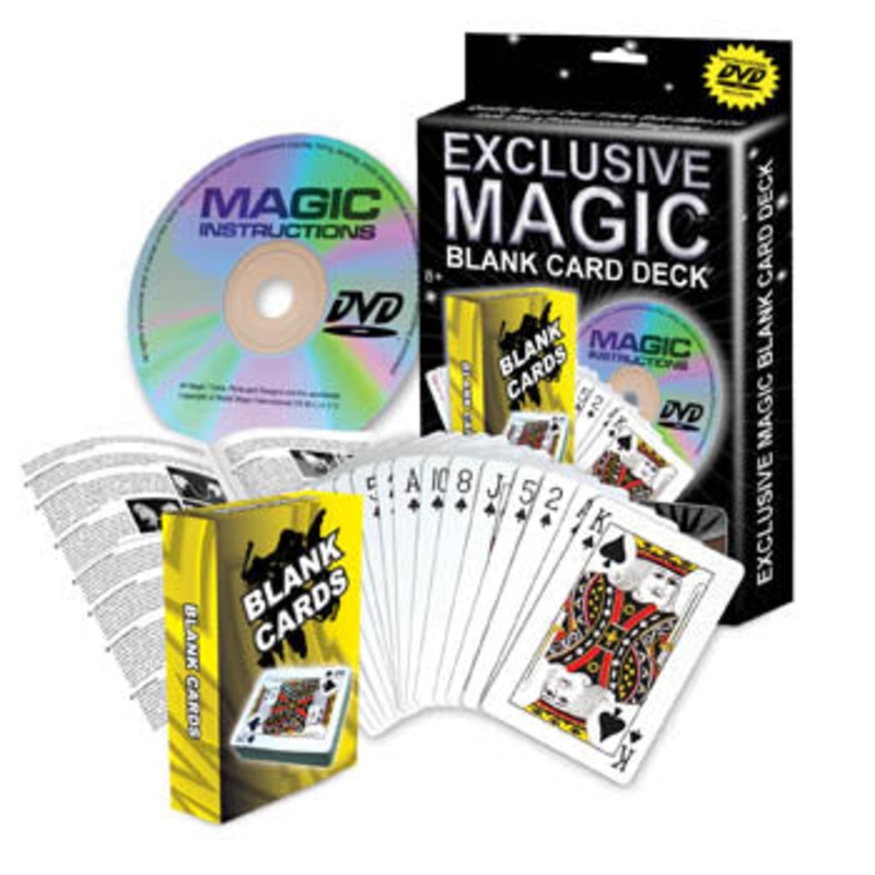 4722 – EXCLUSIVE POCKET BLANK CARD DECK WITH DVD