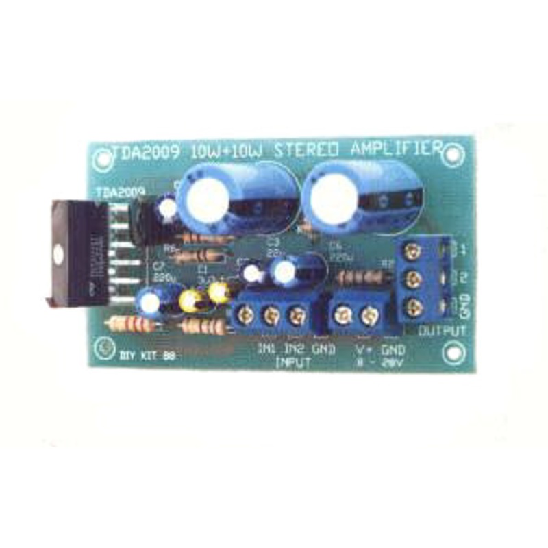 80-088 – STEREO AMPLIFIER 10X10 WATTS 8-22 VOLTS DC