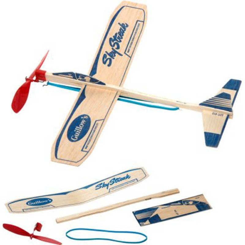 A2DBI 434 – GLIDER 16IN WINGSPAN BALSA RUBBER POWERED