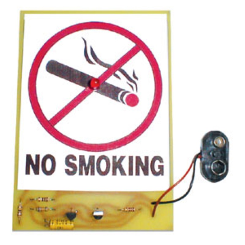 C6768 – NO SMOKING SIGN – FLASHING LIGHT