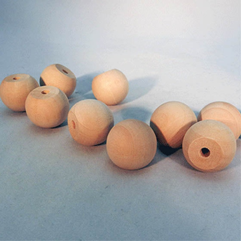 EC61484 – BEADS WOOD BALL KNOBS FOR JEWELRY (15 pcs/pkg)
