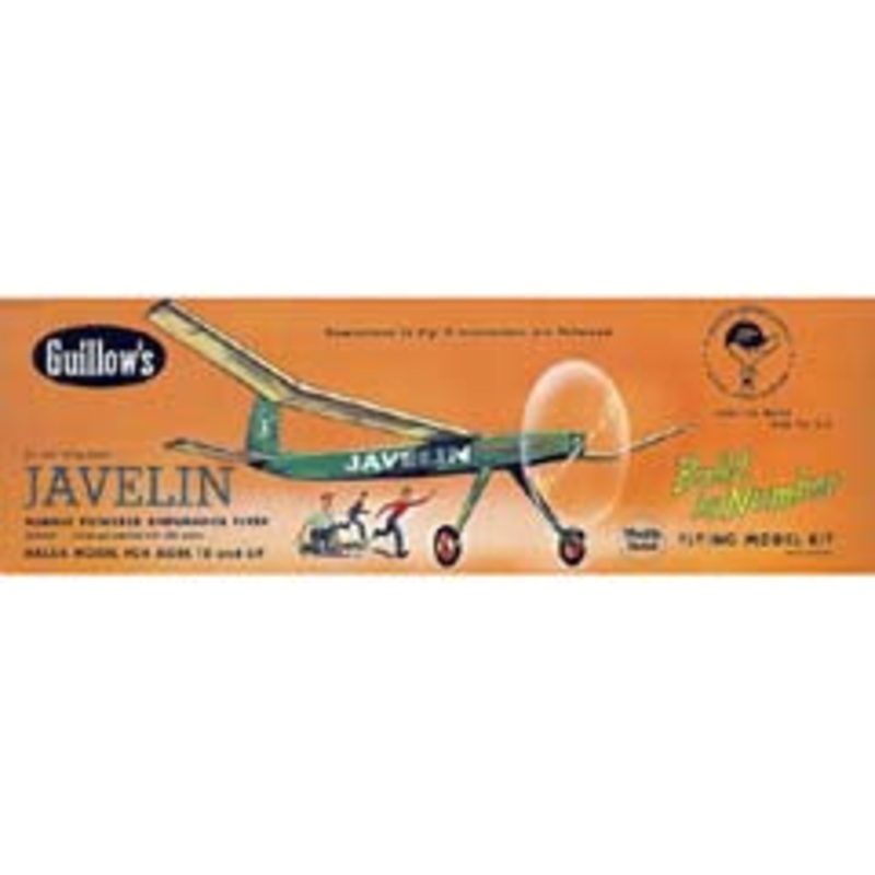 GUI603 – JAVELIN-RUBBER POWERED FLYER KIT 24 INCH WING SPAN