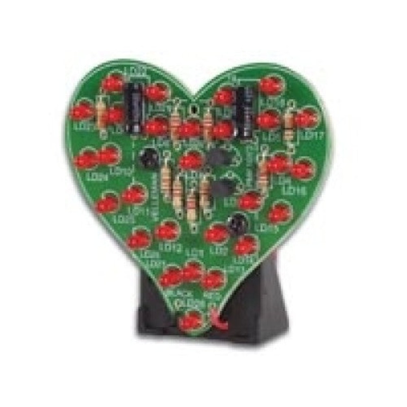 MK101 – FLASHING LED HEART