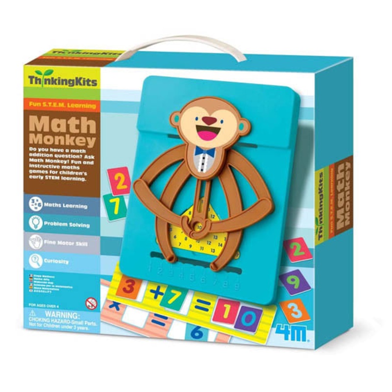 P4674 – JUNIOR MATH MONKEY CALCULATOR 6.7 X 8.25IN