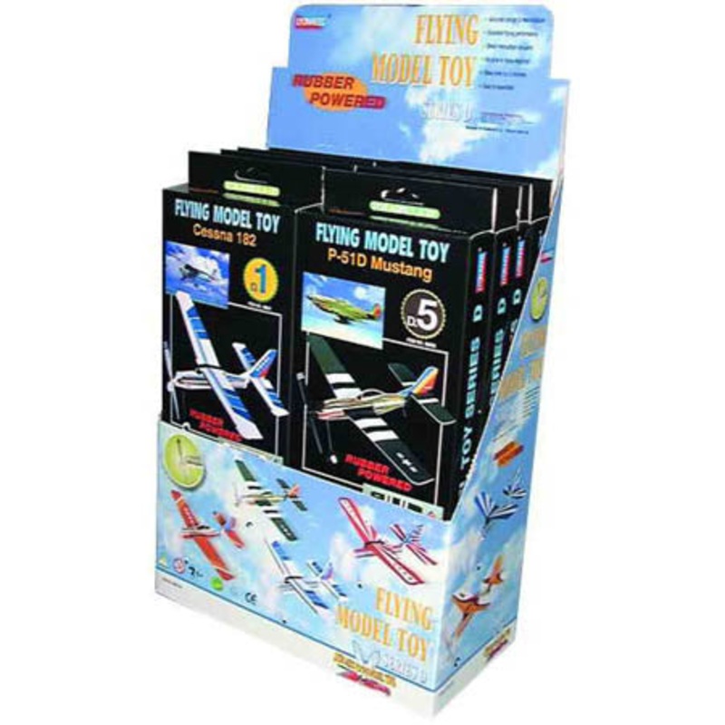 03-PF02 – FOAM GLIDERS ASSORTED PLANE RUBBER POWERED