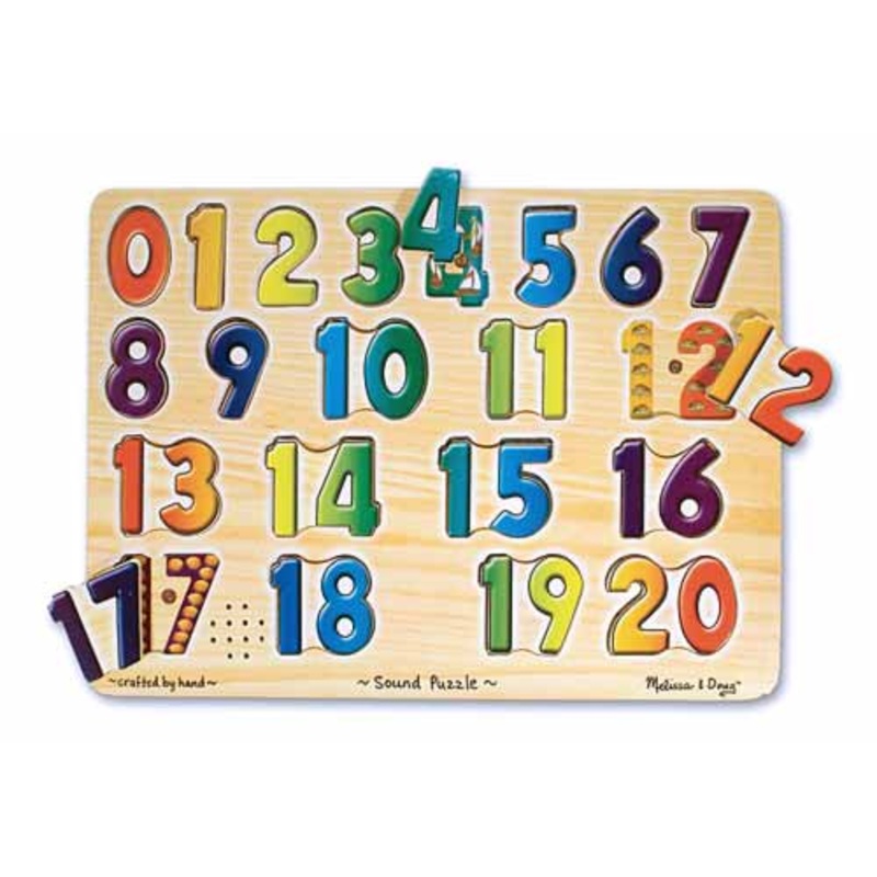 20339 – NUMBERS SOUND PUZZLE- AGES 3+ 3 AAA BATTERIES REQUIRED