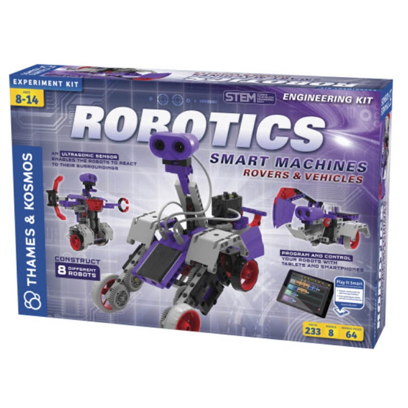 620380 – ROBOTICS SMART MACHINES ROVERS AND VEHICLES 8 DIFFERENT ROBOTS