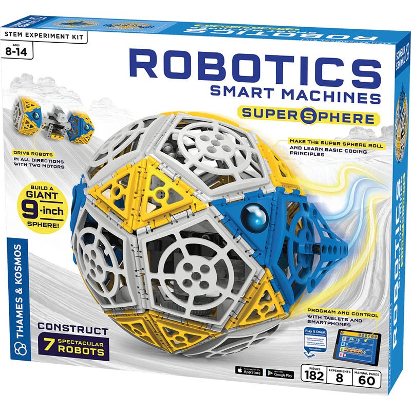 620384 – ROBOTICS SMART MACHINES SUPER SPHERE-CONSTRUCT 7 ROBOTS