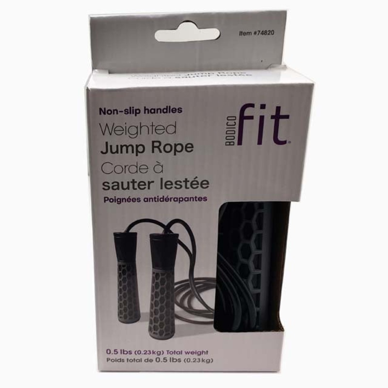 74820 – JUMP ROPE PVC 9FT NON-SLIP TANGLE FREE HANDLES