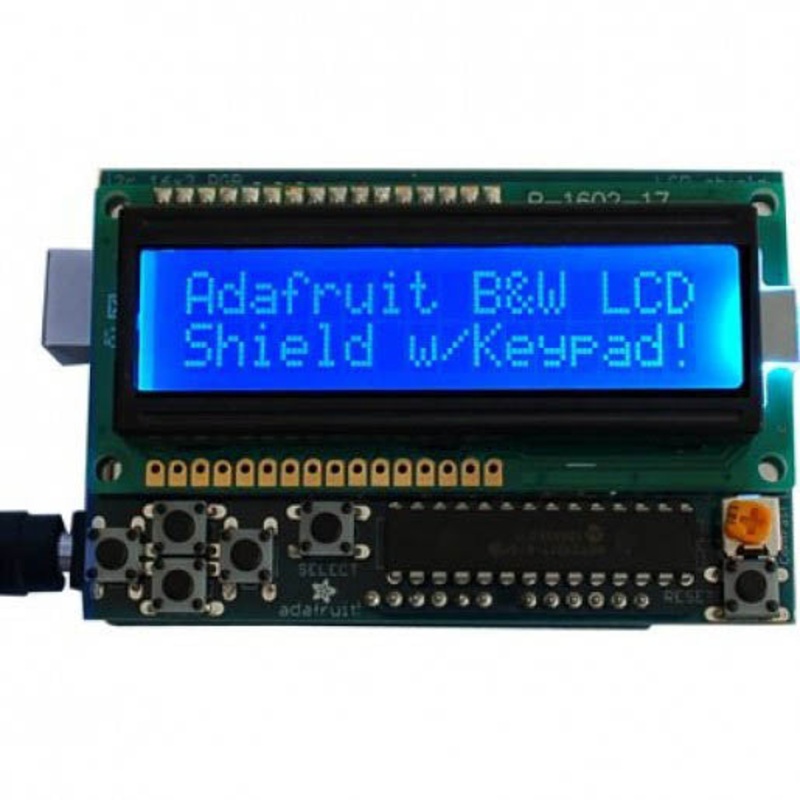 772 – ADAFRUIT LCD SHIELD KIT W/16X2 CHAR DISPLAY COMPATIBLE W/ARDUIN