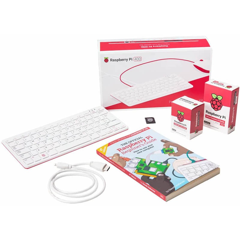 PI400 – RASPBERRY PI400 COMPUTER KIT 4GB 1.8GHZ 16GB SD CARD HDMI CABLE