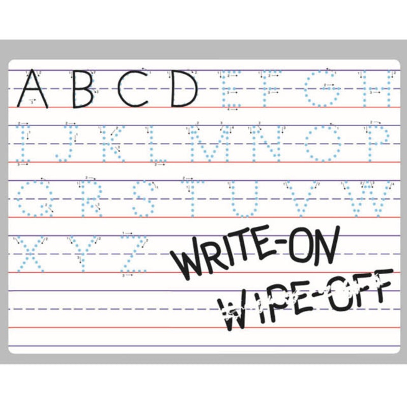 SM-814 – DRY ERASE MAGNET BOARD TRADITIONAL MANUSCRIPT 9 X 12IN