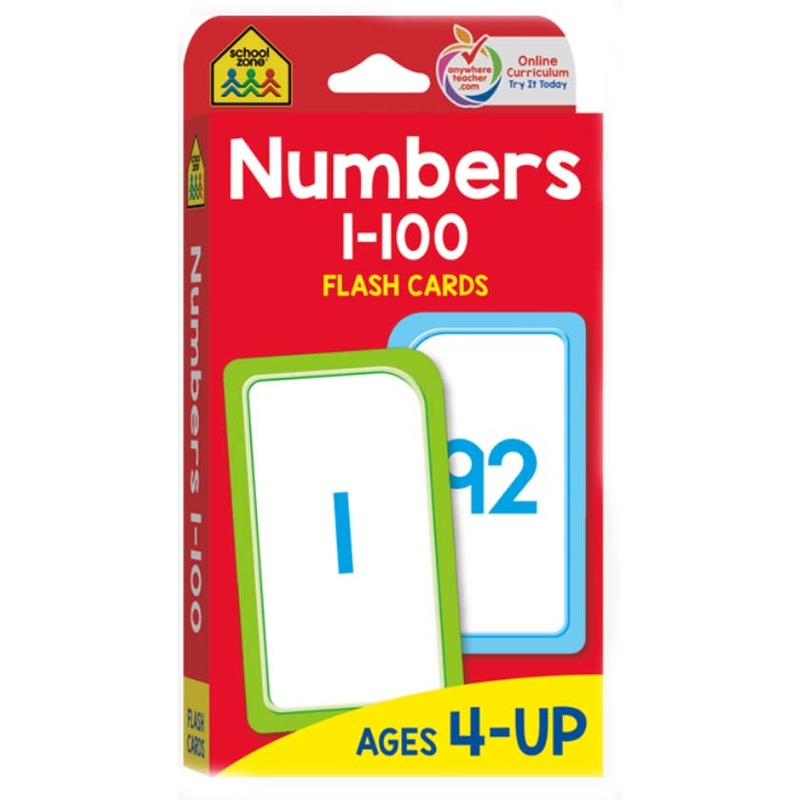 SZ04005 – NUMBERS 1-100 FLASH CARDS