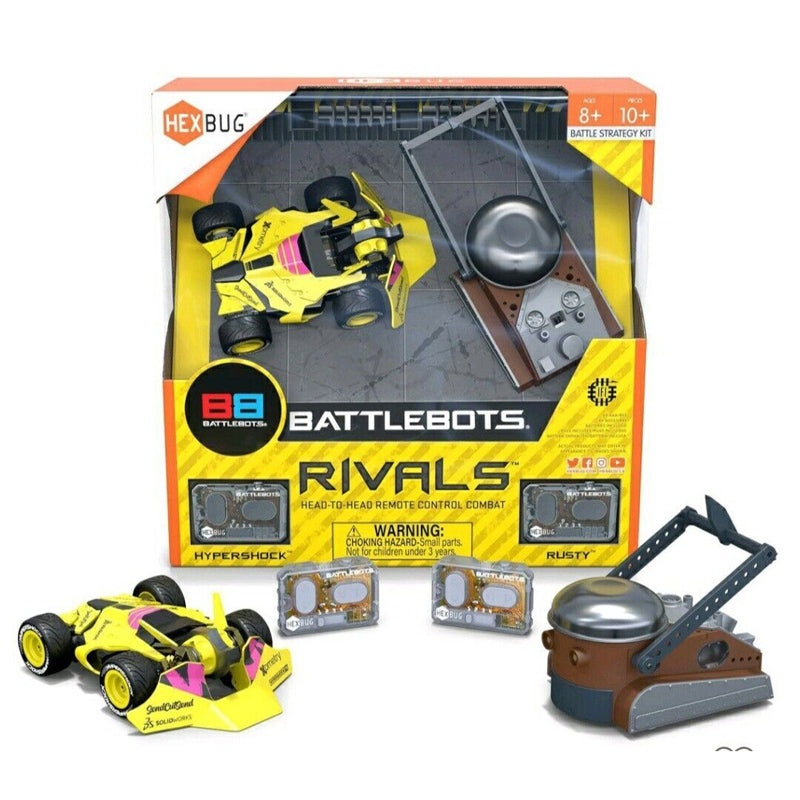 413-7904 – HEXBUG BATTLEBOTS RIVALS HYPERSHOCK AND RUSTY