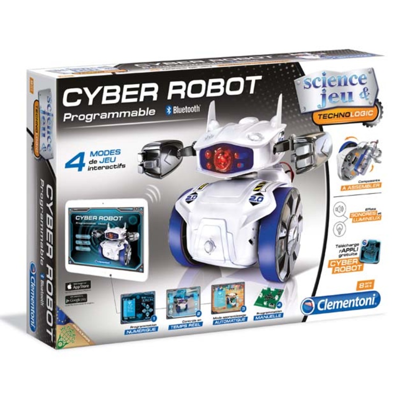750092 – CYBER ROBOT PROGRAMMABLE BLUETOOTH 4 PLAY MODES