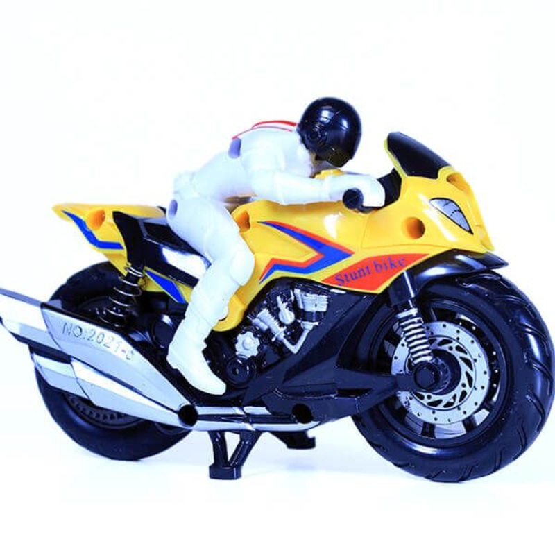 A2DBI 031 – DIE CAST MOTORCYCLE WITH RIDER 5 IN ASSORTED COLORS