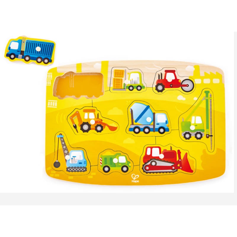 E1407 – CONSTRUCTION PEG PUZZLE-HAPE