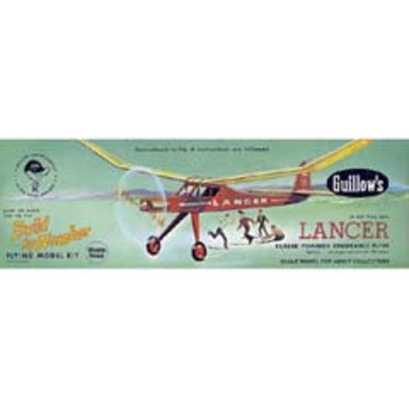 GUI604 – LANCER-RUBBER POWERED FLYER KIT