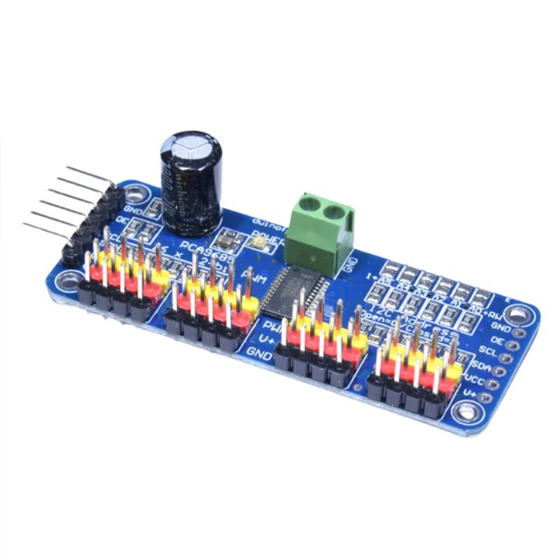 ICSPE-001622 – PCA9685 SERVO MOTOR DRIVER I2C 16 CHANNEL PWM 3.3 TO 6V