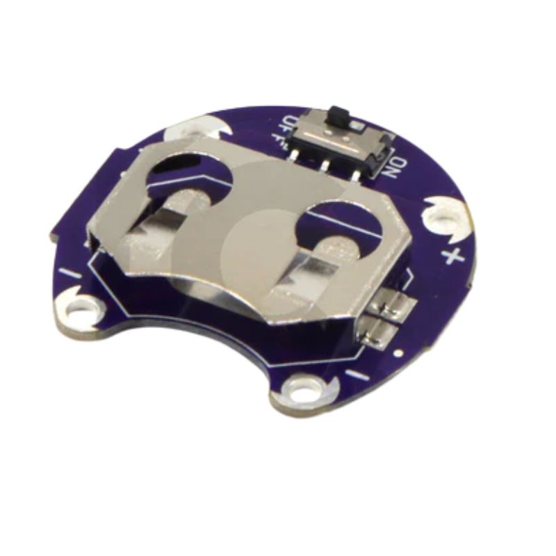 LILYP-011285 – LILYPAD BATTERY HOLDER WITH SWIT FOR CR-2032 COIN CELL