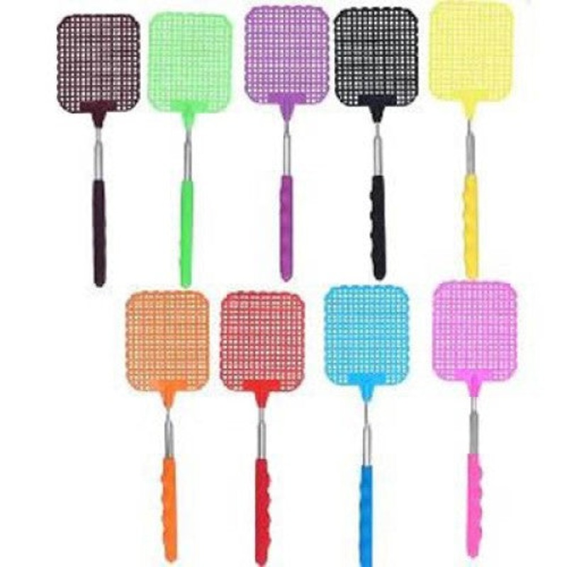 NV-1437MKC – FLY SWATTER EXTENDABLE MINI WITH KEY CLIP ASSORTED COLORS