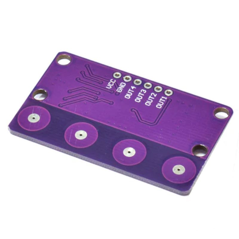 PROTS-001204 – TOUCH SENSOR 4 KEYS CAPACITIVE 2-5.5V