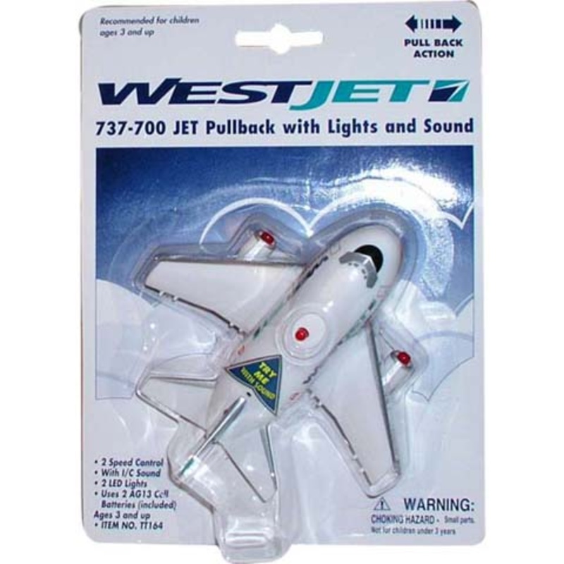 TT164 – WESTJET CANADA PULLBACK W/LIGHT SOUND