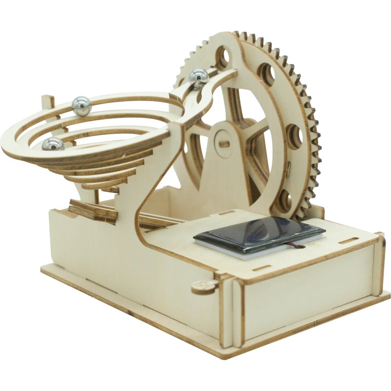 WMR-001 SPIRAL – MARBLE RUN SPIRAL WOODEN KIT MOTORIZED