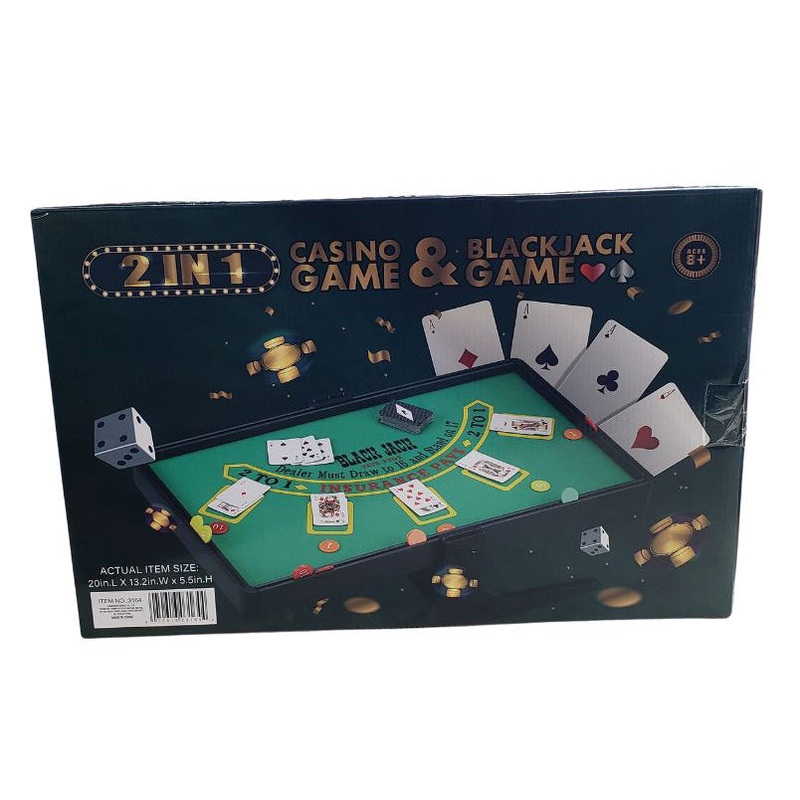 3164 – CASINO GAME AND BLACKJACK GAME 2 in 1