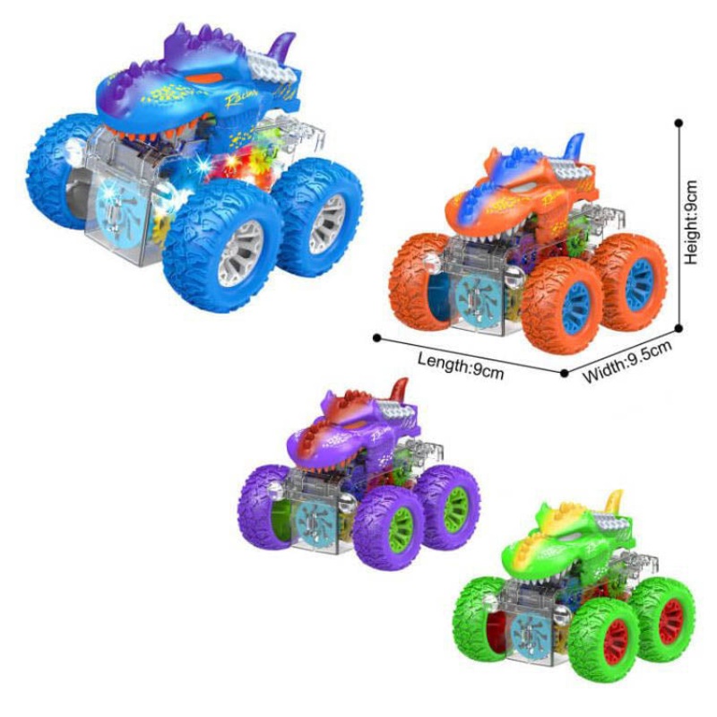 A2DBI-0685 – CROCODILE OFF ROAD WITH LIGHT TOY VEHICLE ASSORTED COLORS