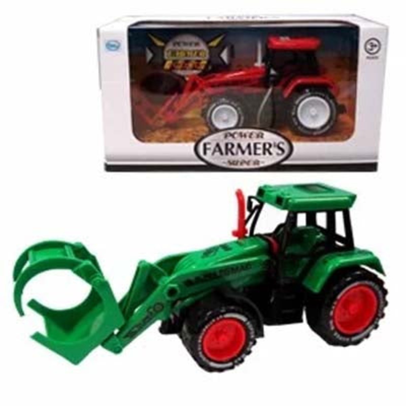 F9VIP 119 – FARM TRACTOR 9IN ASSORTED COLORS