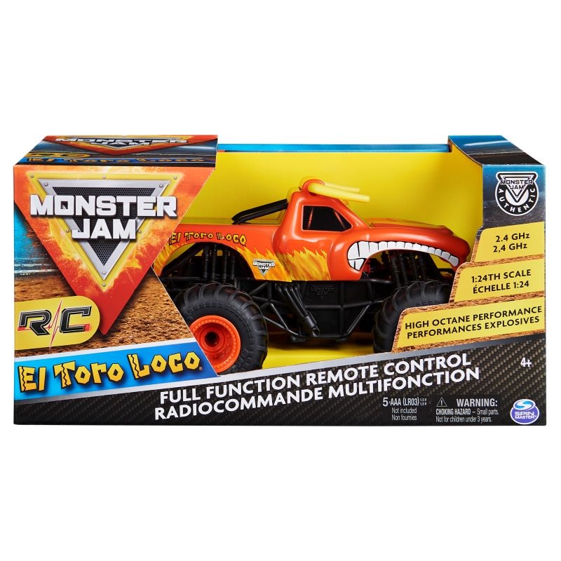 SMMJ 60660517 – MONSTER JAM EI TORO LOCO 1:24 REMOTE CONTROLLED