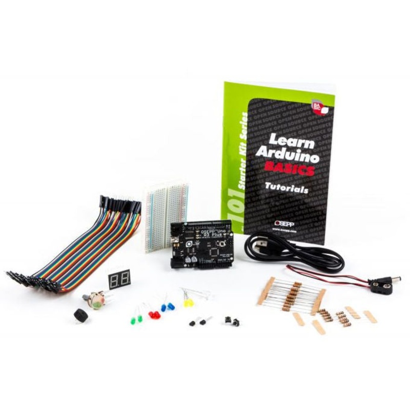 ARD-01 – OSEPP 101 BASIC STARTER KIT W/UNO BOARD COMPATIBLE W/ARDUINO