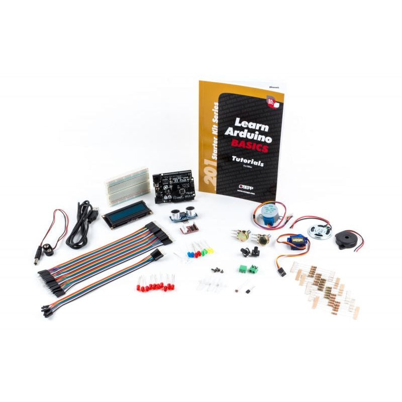 ARD-02 – OSEPP 201 BASIC STARTER KIT WITH UNO BOARD COMPATIBLE W/ ARDUINO