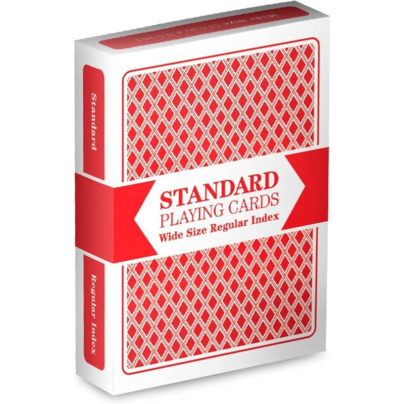 GCAR-001-P – PLAYING CARDS RED 2.5X3.5IN