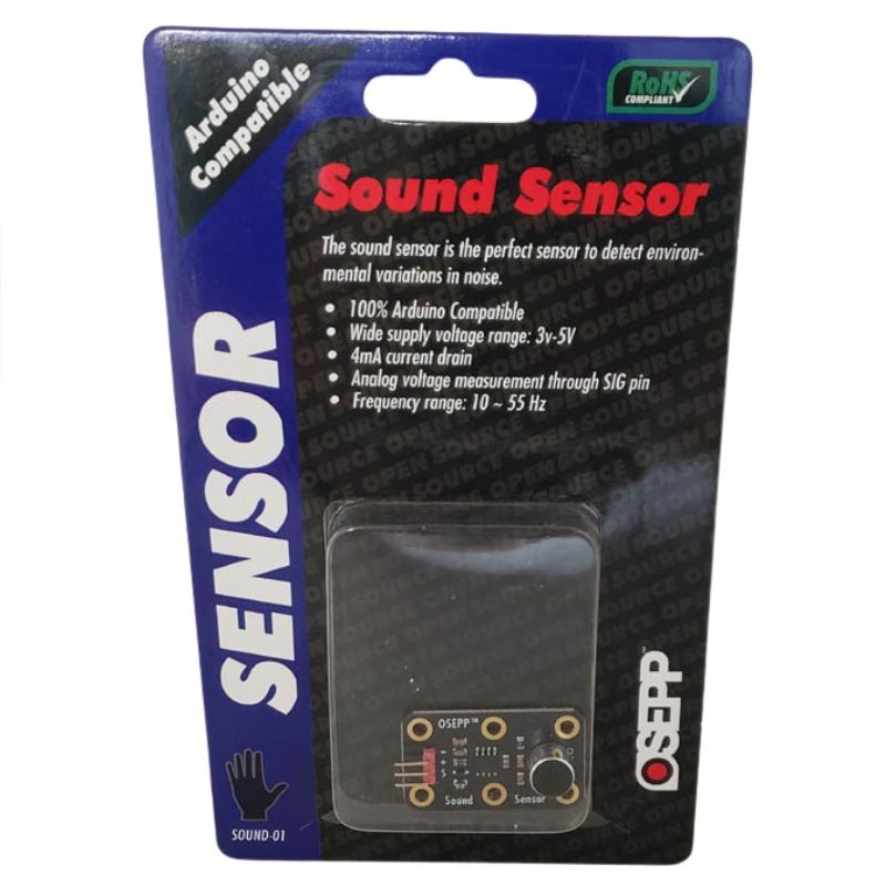 SOUND-01 – SOUND SENSOR MODULE 3-5V