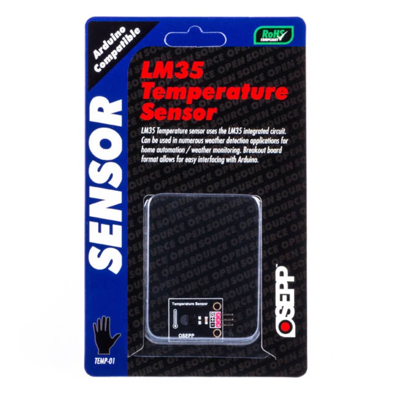 TEMP-01 – TEMPERATURE SENSOR MODULE LM35 BASED