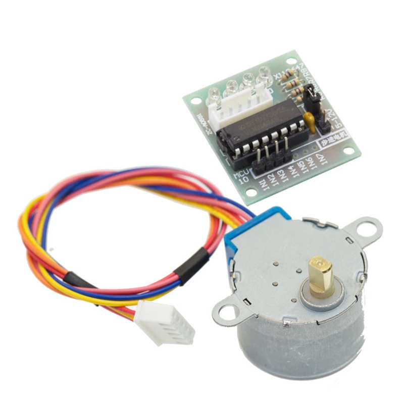 WPI401 – STEPPER MOTOR DRIVER 5V ULN2003 WITH STEPPER MOTOR 5VDC
